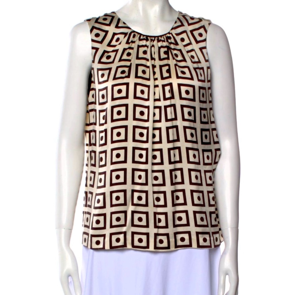 Tory Burch
Silk Printed Top
Size: M